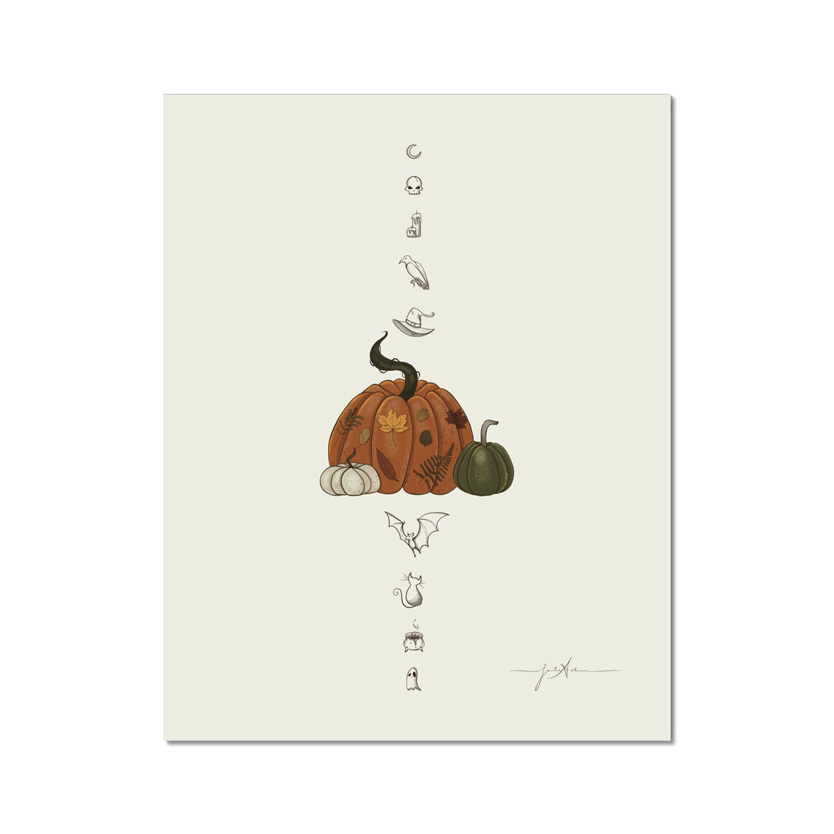 Cosy Collection Pumpkin (Limited edition) Fine Art Print