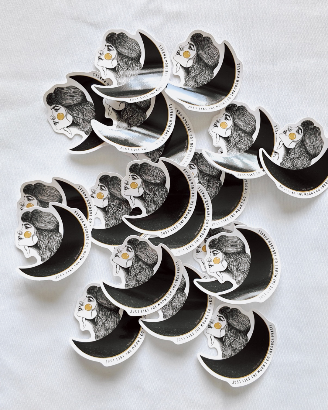 Just Like the Moon Sticker