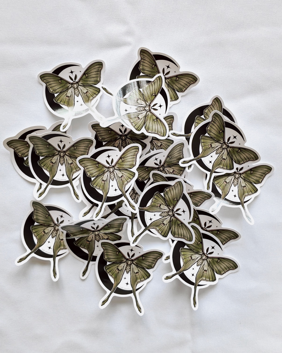 Moon Moth (Colour) Sticker