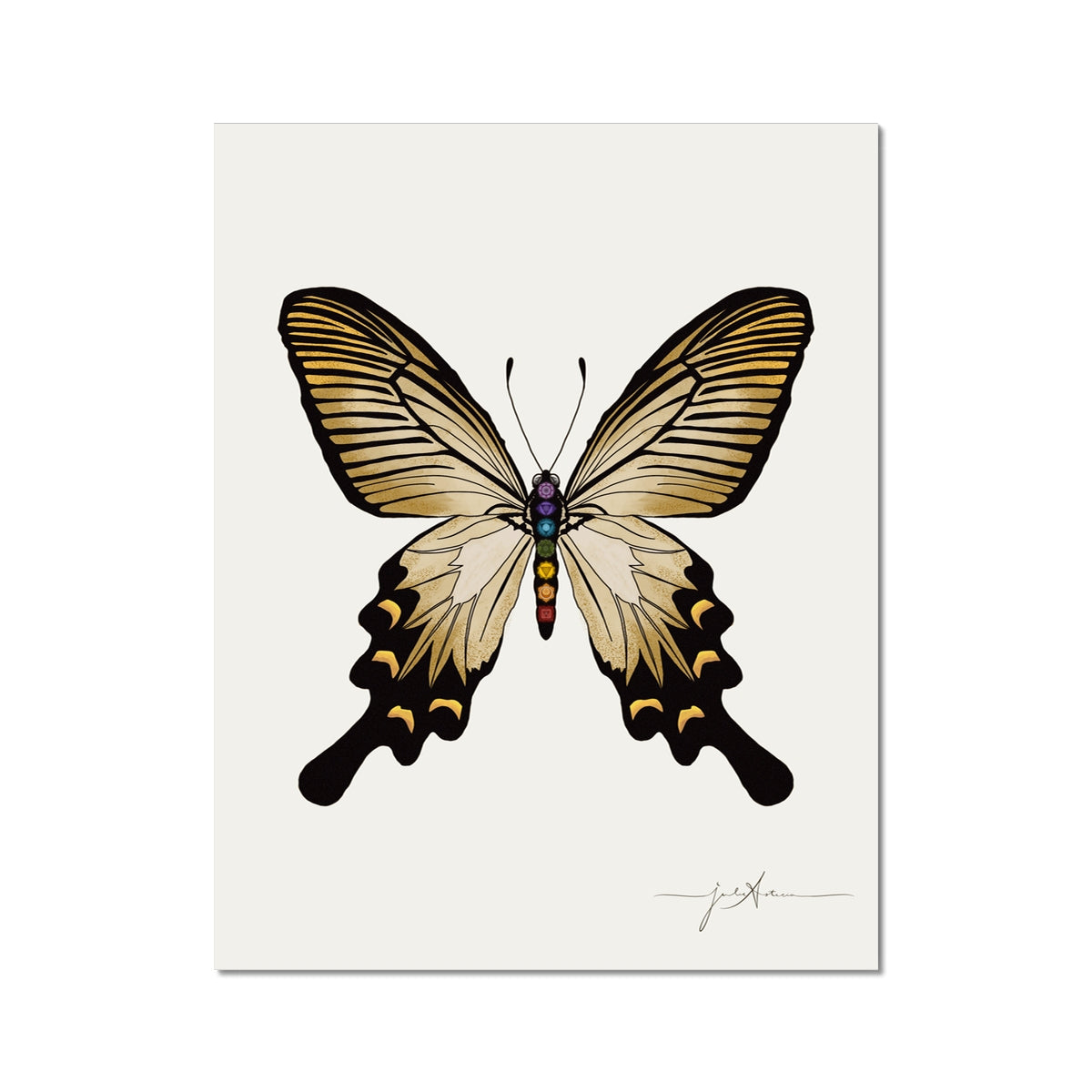 Chakra Butterfly Fine Art Print