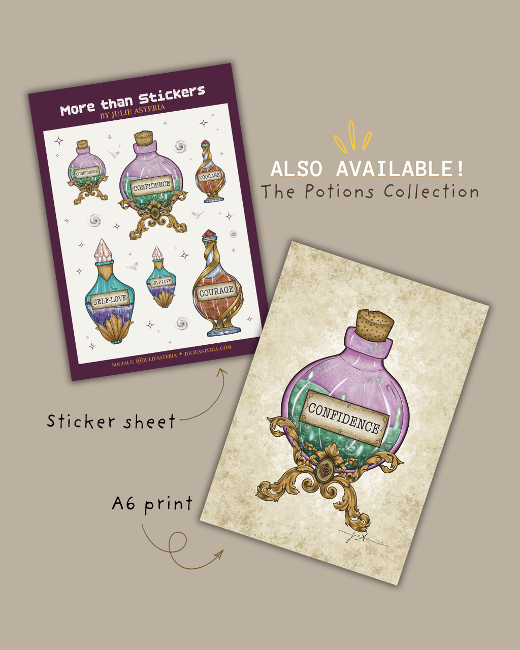 Potion Sticker – Confidence Spell