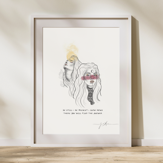 Be- Fine Art Print