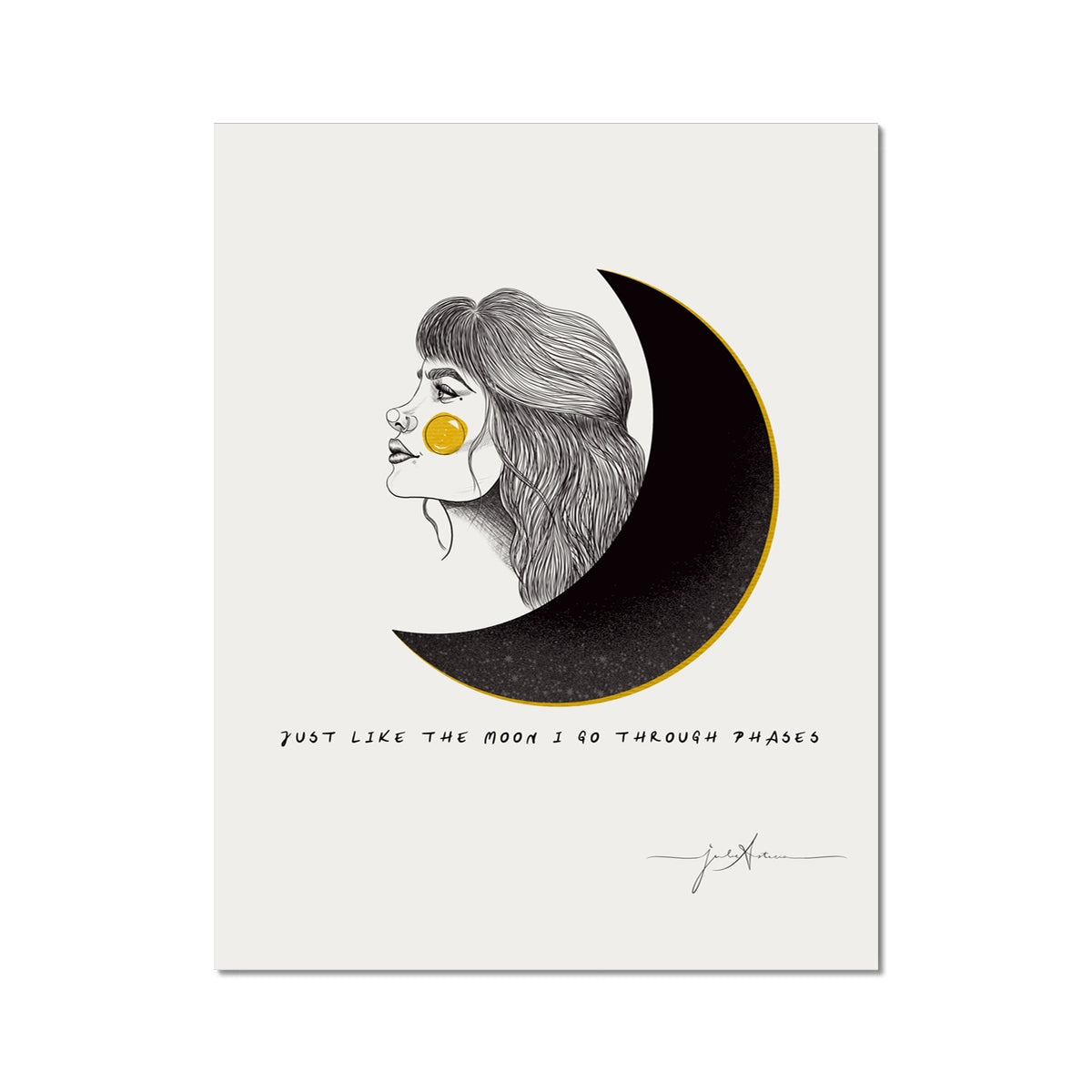 Just like the Moon- Fine Art Print