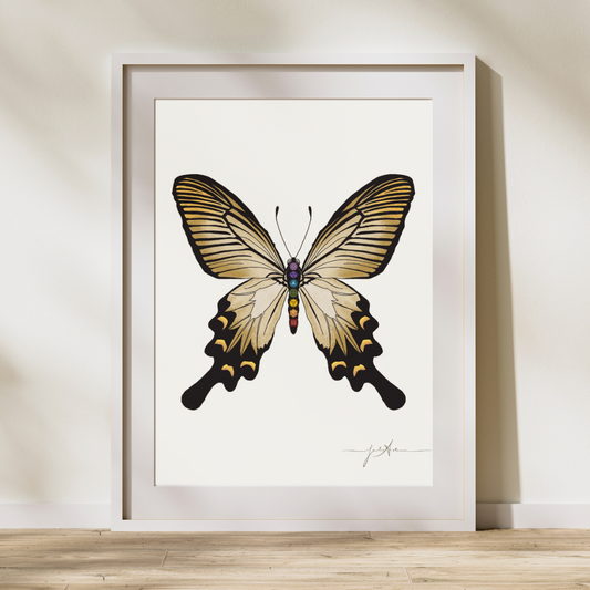 Chakra Butterfly Fine Art Print