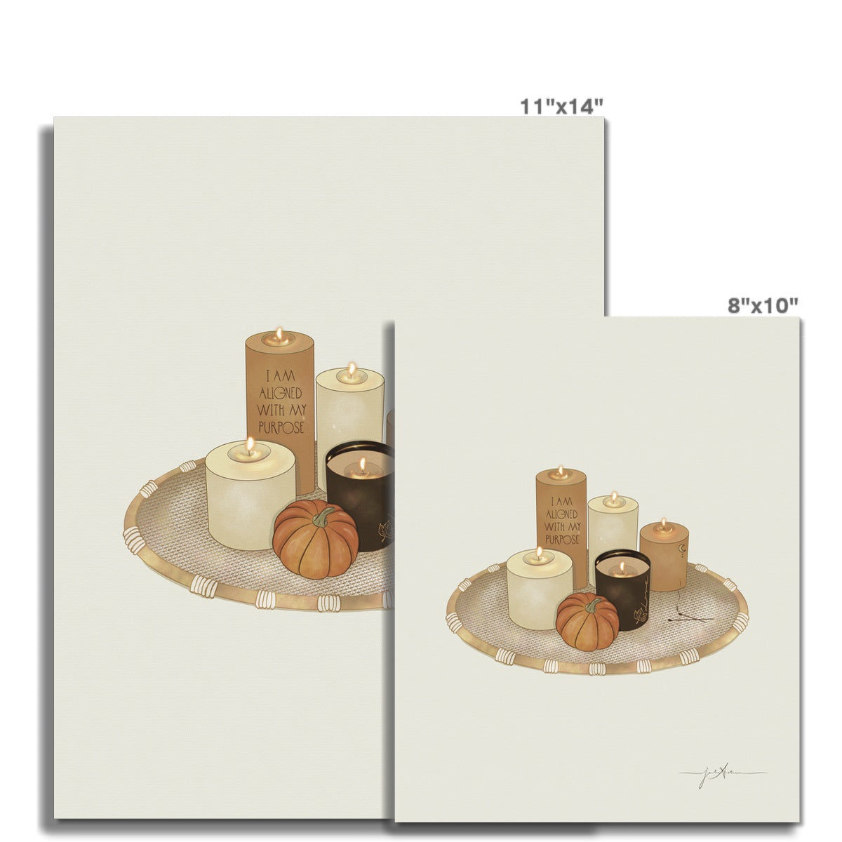 Cosy Collection Candles (Limited edition) Fine Art Print