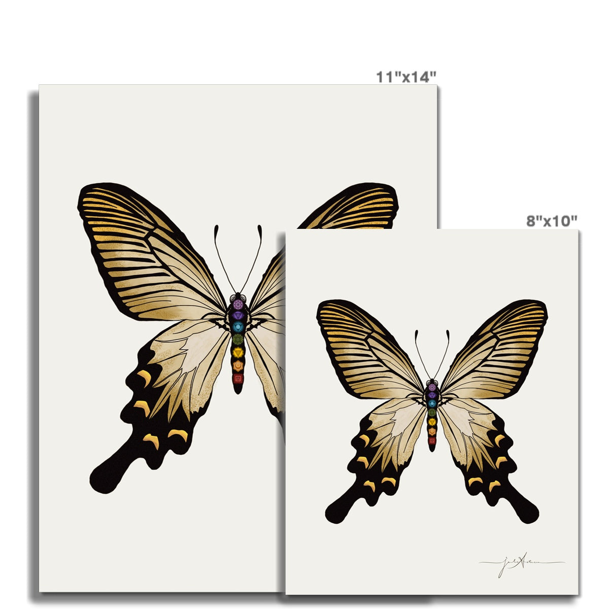 Chakra Butterfly Fine Art Print