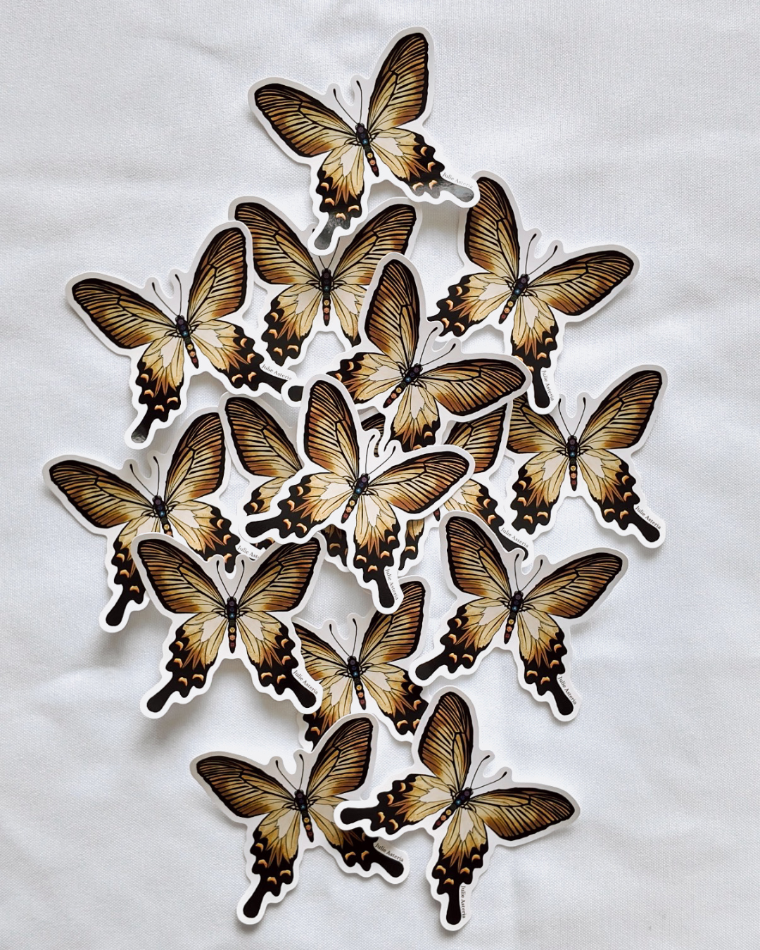 Chakra Butterfly Sticker