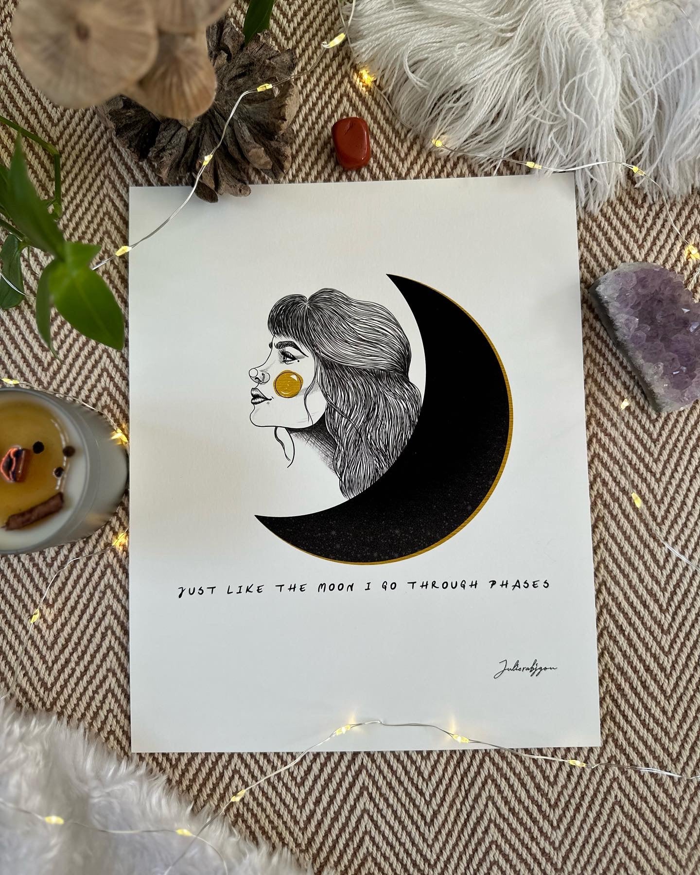 Just like the Moon- Fine Art Print