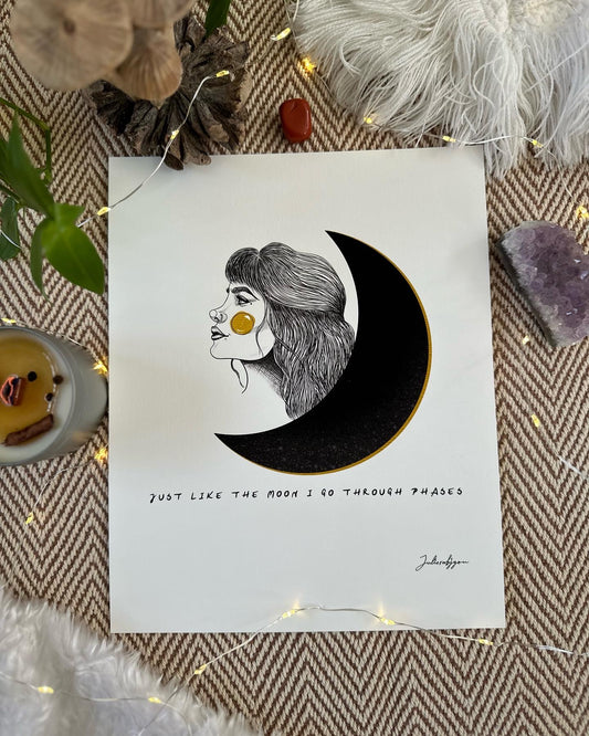 Just like the Moon- Fine Art Print