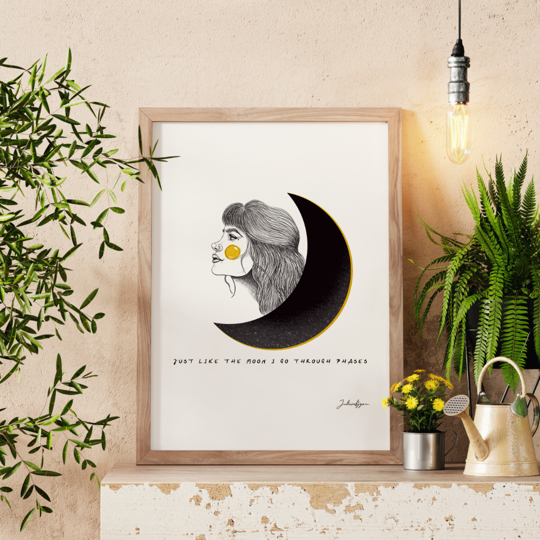 Just like the Moon- Fine Art Print