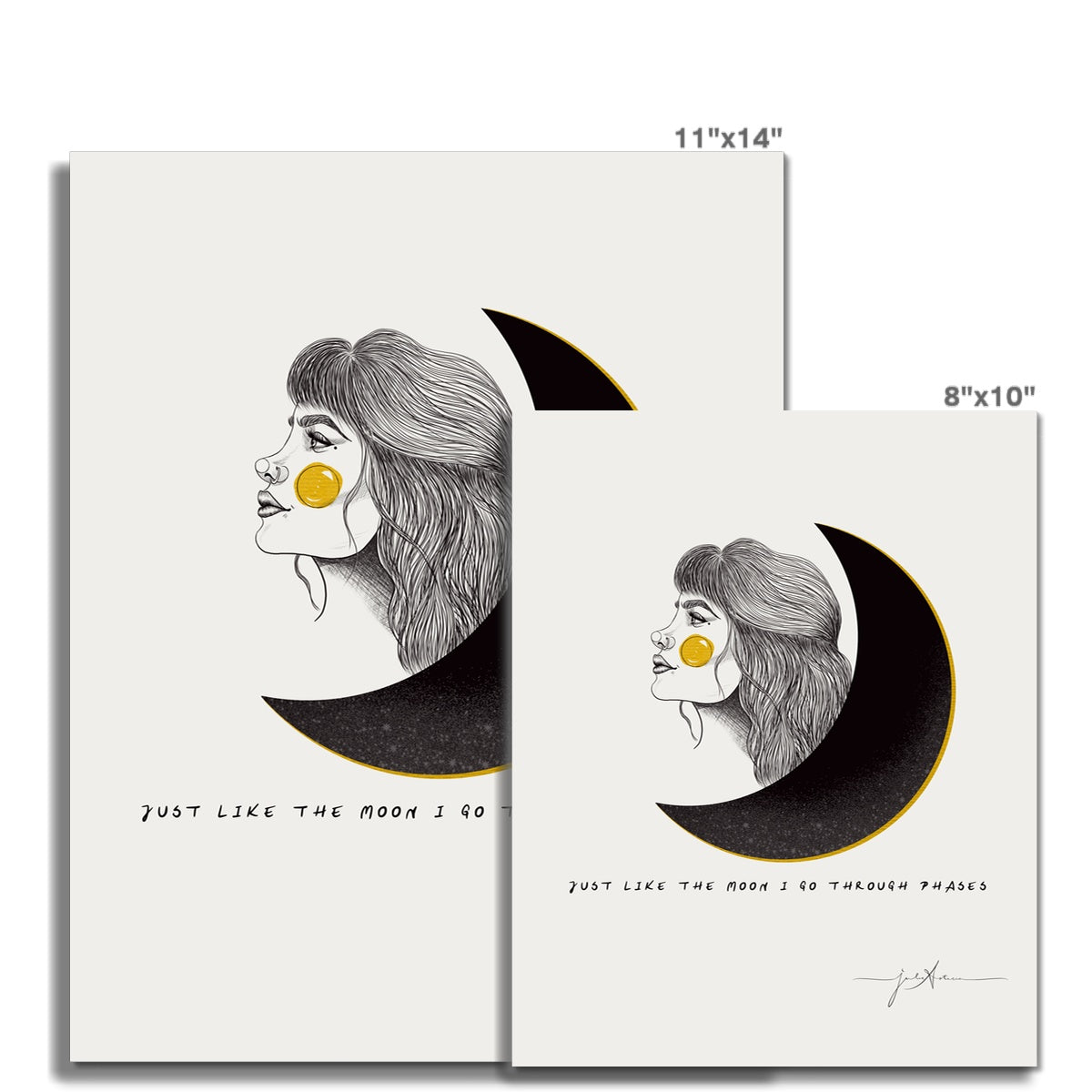 Just like the Moon- Fine Art Print