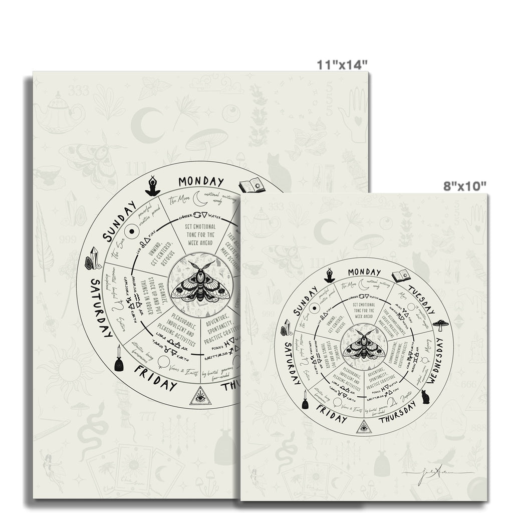 Wheel of the Week 1 -Fine Art Print
