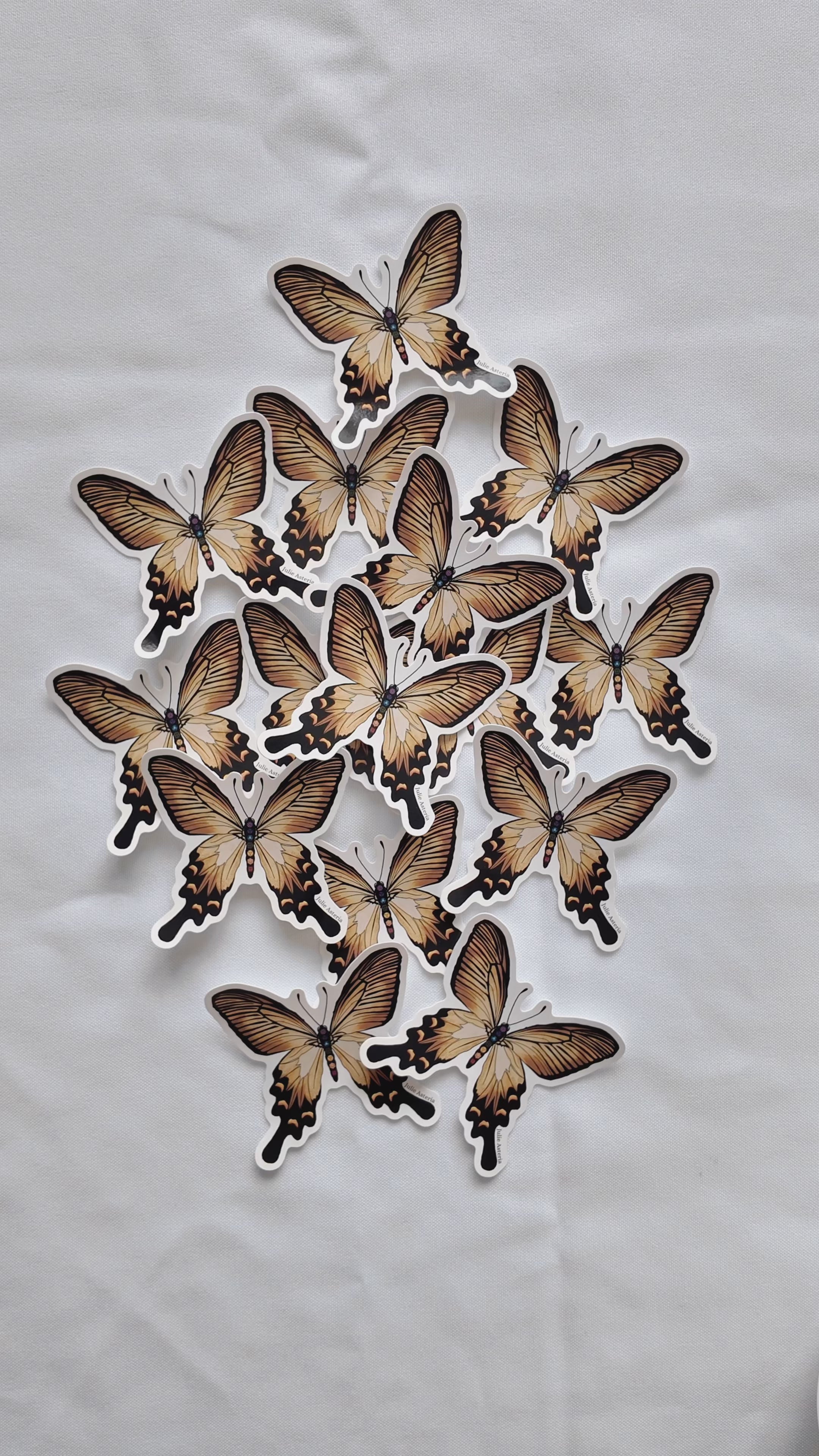 Chakra Butterfly Sticker