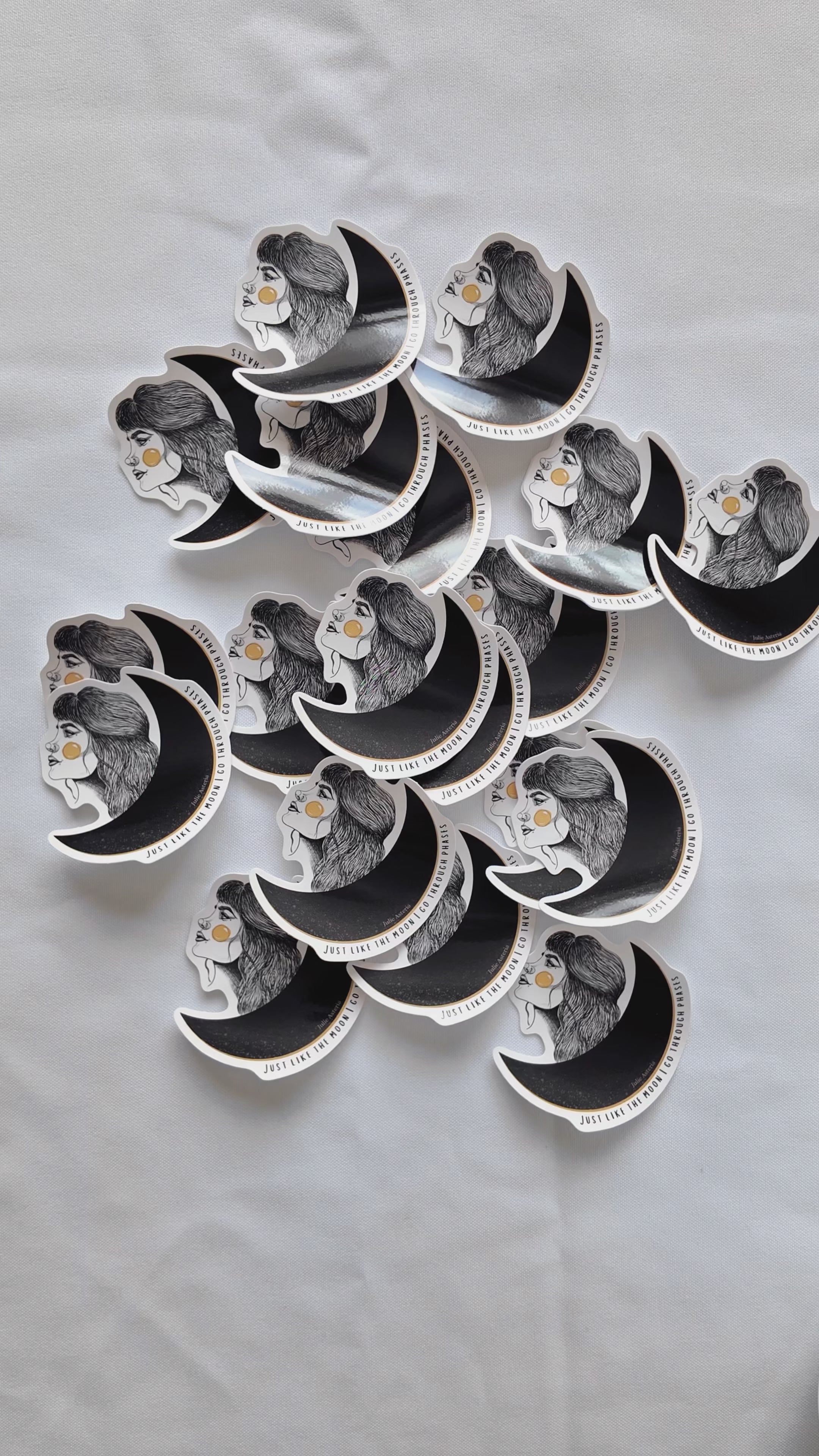 Just Like the Moon Sticker